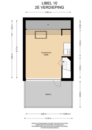 Floorplan - De Libel 10, 6171 TC Stein